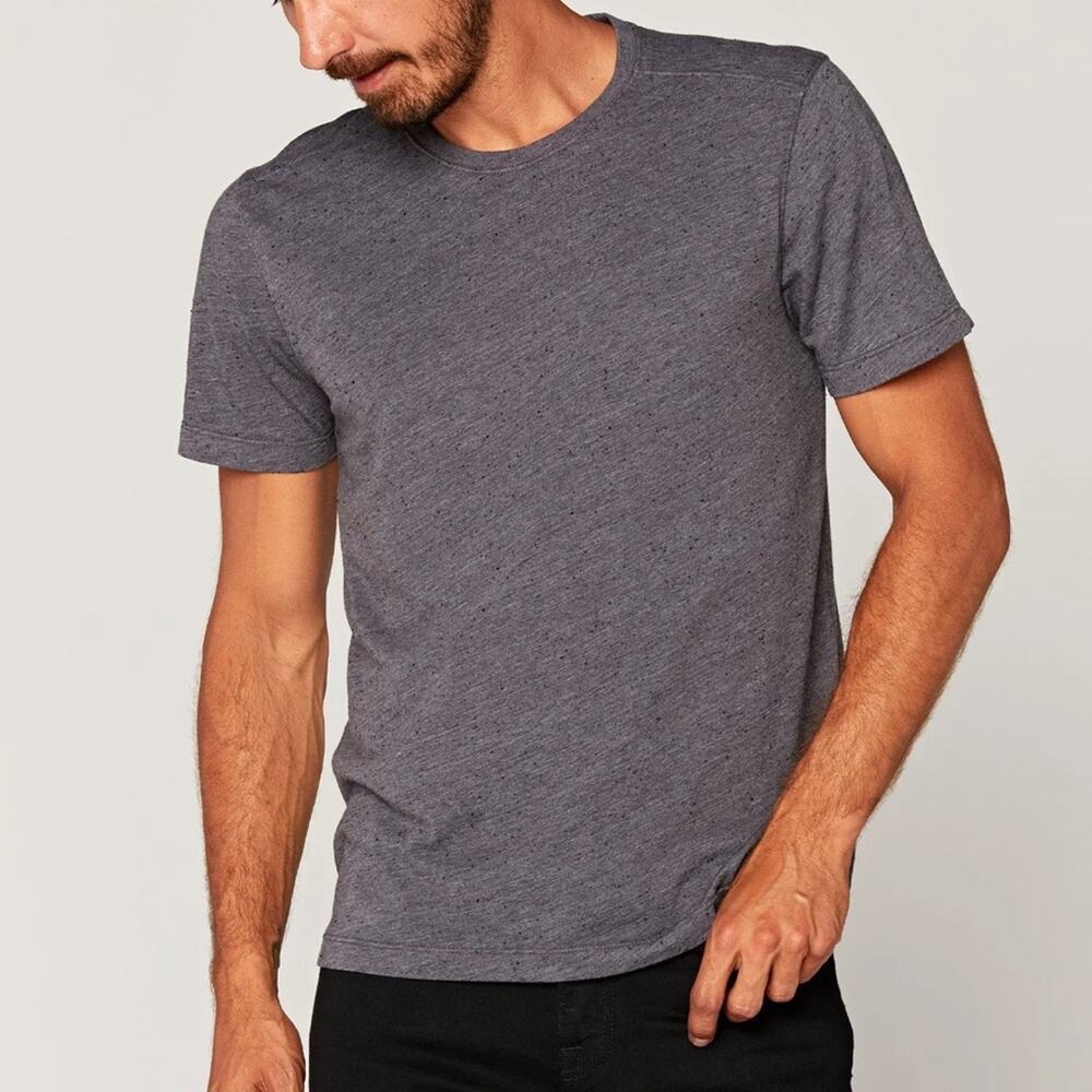 AGAVE DENIM T-shirt Small Aviation Slub Tee Gray Coastal California Loungewear